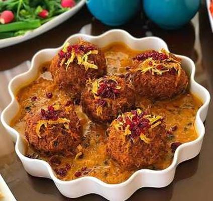 Koofteh Sabzi Shirazi ( Shirazi vegetable meatballs