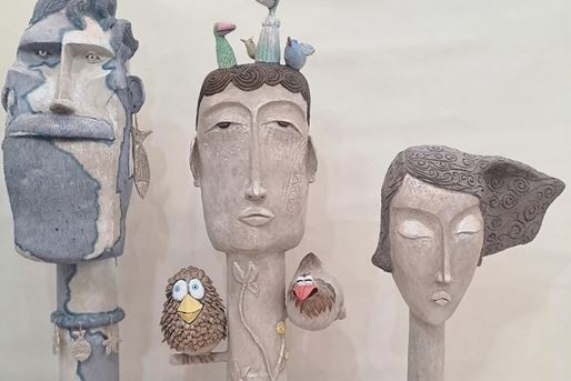 Papier-mâché: An art form featuring both modern and traditional dimensions