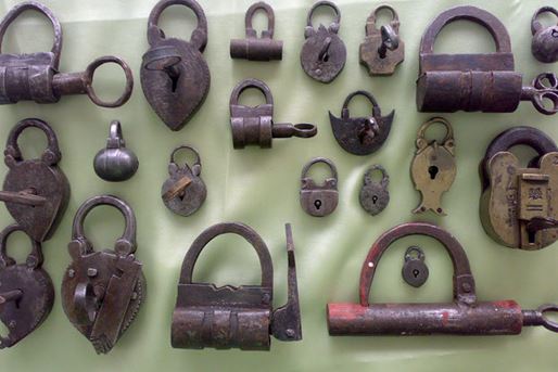 Traditional Iranian lock making, simple and mysterious.
