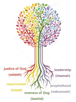 The five roots of religion in Usul ad-Din in Shi’a Islam