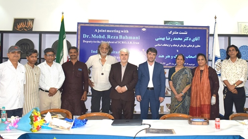 Meeting of the Cultural Deputy to the ICRO President with a group of Indian artists at Iran Culture House, New Delhi