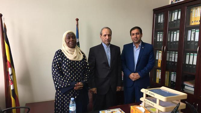 Iranian Ambassador pays a courtesy visit at Minister for Kampala Capital City and metropolitan Affairs.