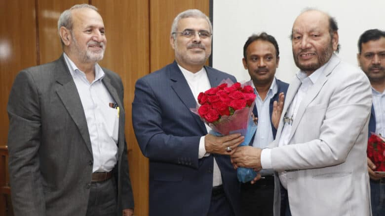 Iranian Ambassador visits MANUU, hails Indian pluralism