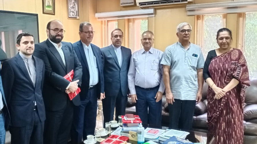 Ambassador of I.R.Iran, Cultural Counselor and Director Persian Research Centre met Director of NCERT, New Delhi.