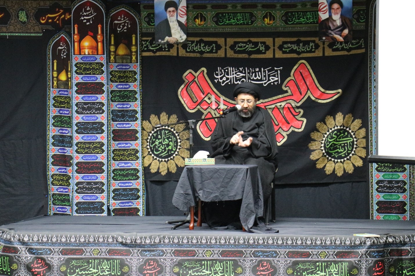 The mourning ceremony of the martyrdom of Imam Sajjad (AS) in the Cultural Center of the Embassy of the Islamic Republic of Iran – Manila