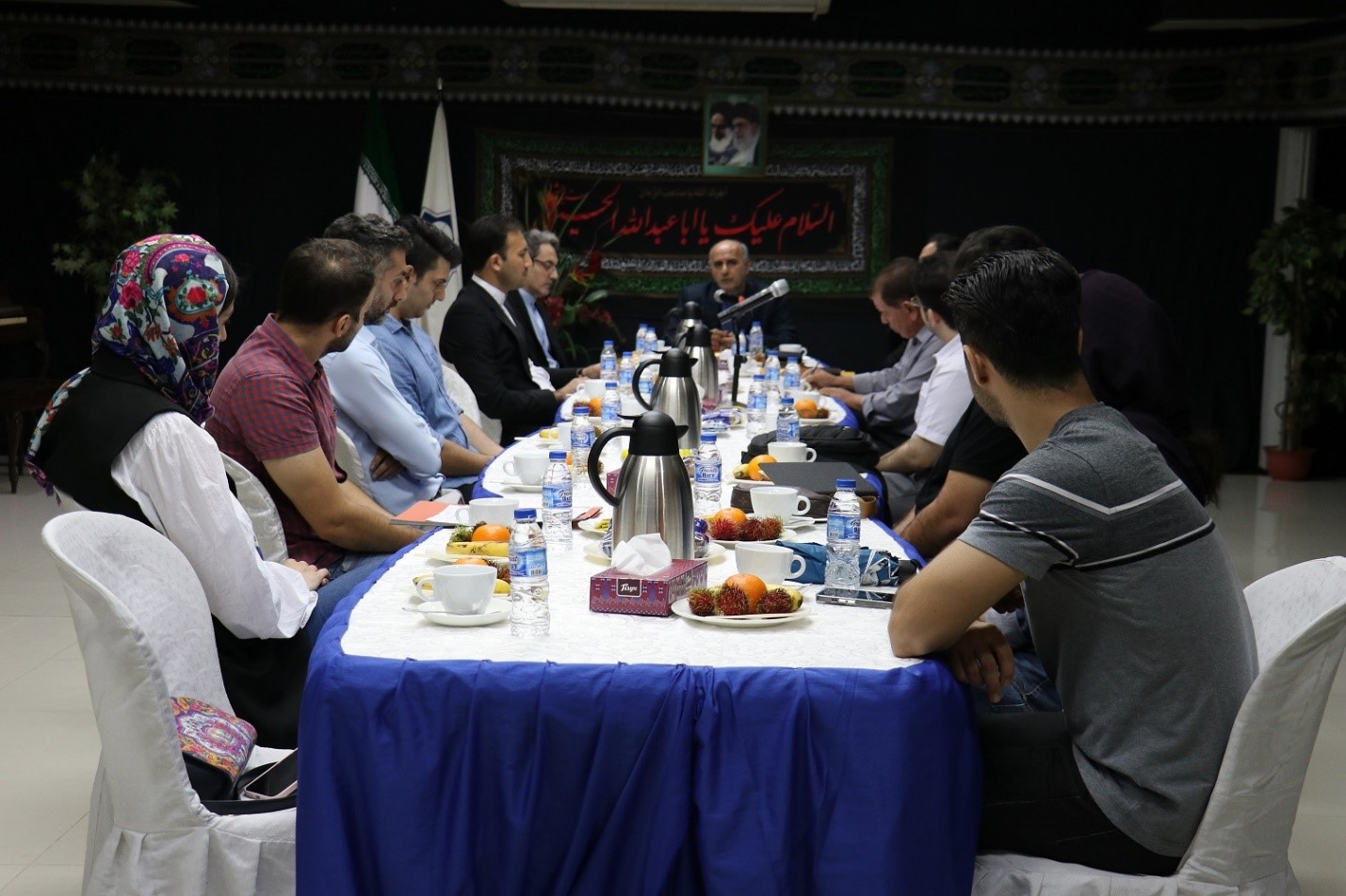 The gathering of the Ambassador and Cultural Counselor of the I.R.Iran with a group of Iranian students studying in the Philippines