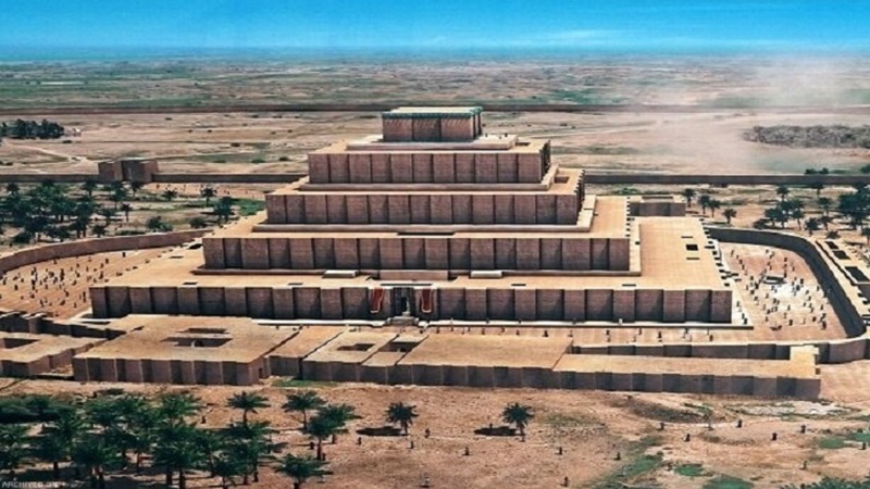 Amazing features of  ziggurat in Iran