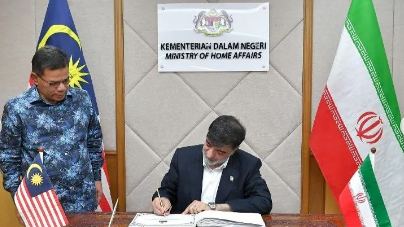 The General Police Commander of the Islamic Republic of Iran met with the Home Minister of Malaysia