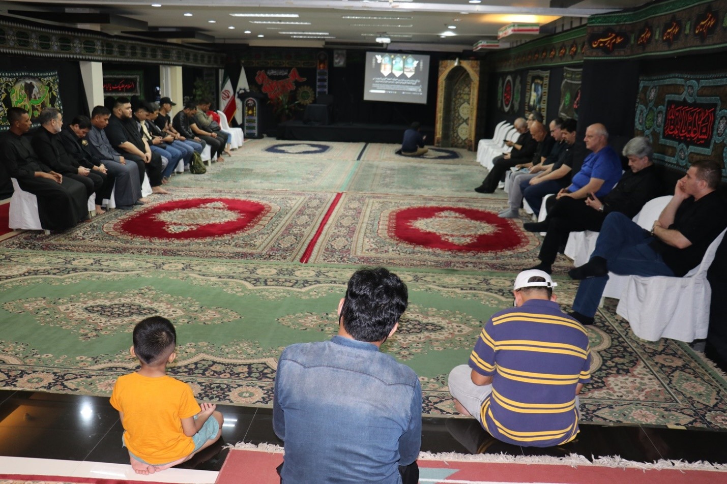 Holding a mourning ceremony for the passing away of the Holy Prophet (PBUH), the martyrdom of Imam Hassan Mojtabi (AS) and the martyrdom of Imam Ali Ibn Musa Al-Ridha (AS) in the Cultural Center of the Islamic Republic of Iran in Manila