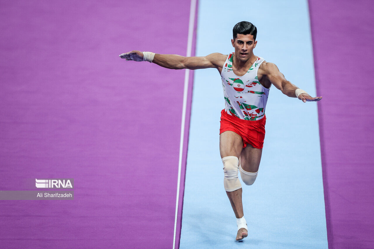 Irani’s Olfati bags a gold medal at the 2025 Artistic Gymnastics Asian Championships