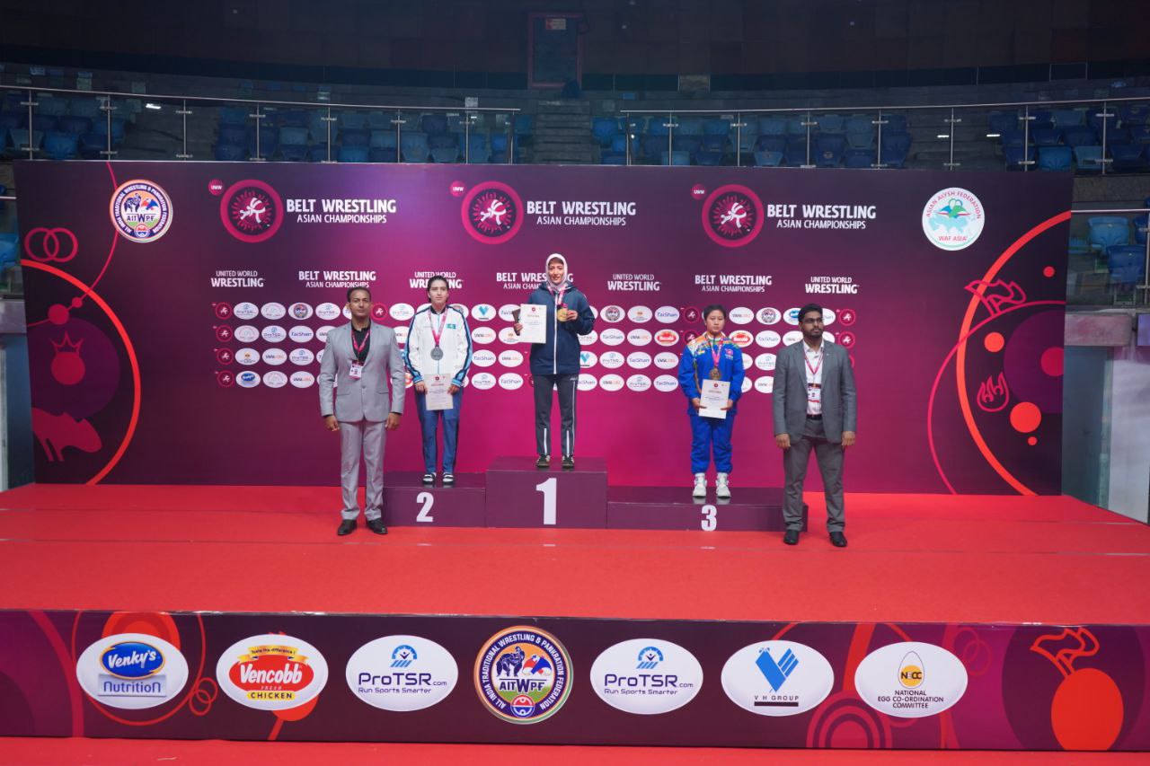 Iranian women's national wrestling team became Asian champions in New Delhi