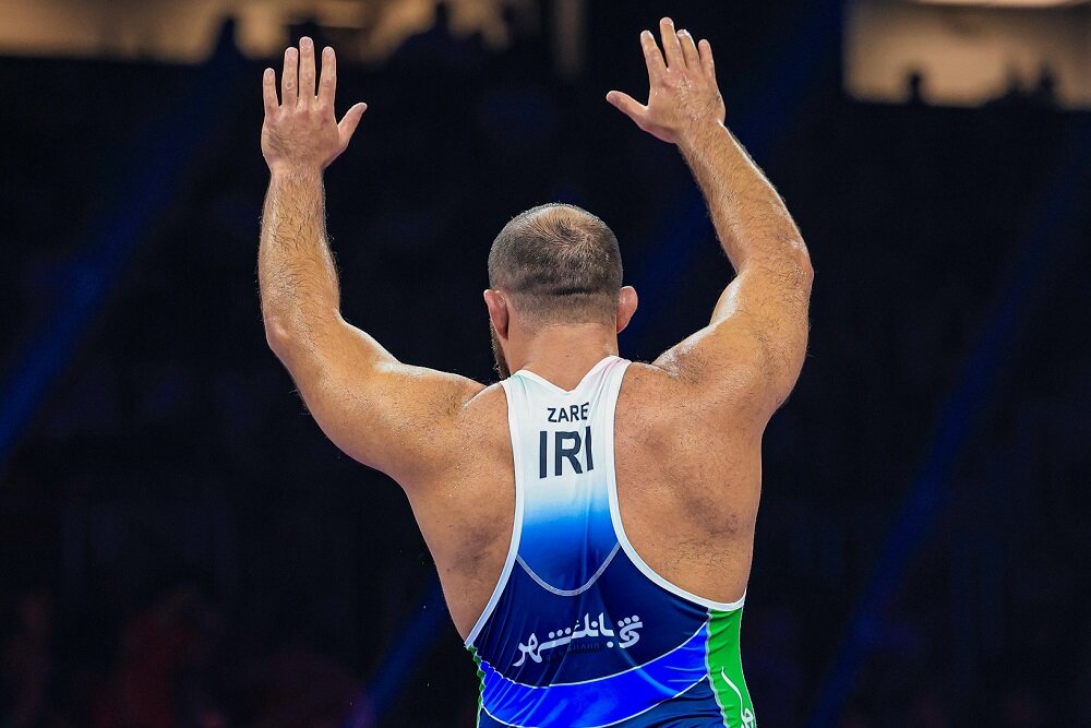 Iran’s heavyweight wrestler Zare earns gold at 2025 World Wrestling Championships