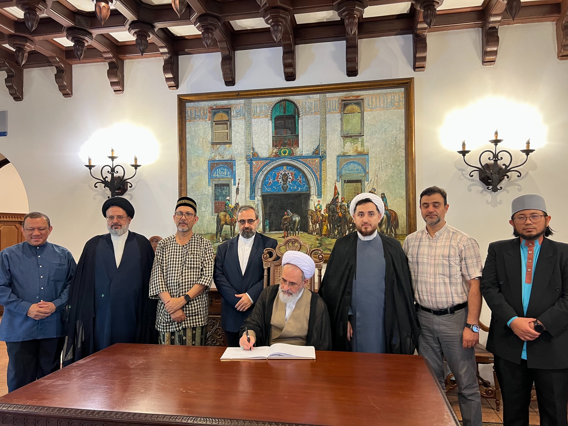 29th August 2025 - Visit  Ayatollah Alireza Aarafi, from ISTAC 