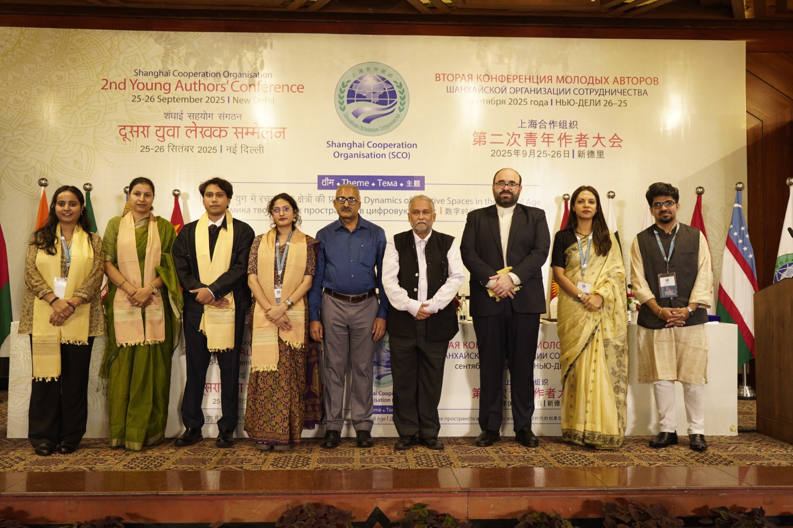 Participation and Speech by the Cultural Counselor of the Islamic Republic of Iran in India at the 2nd Conference of Young Writers of the Shanghai Cooperation Organization