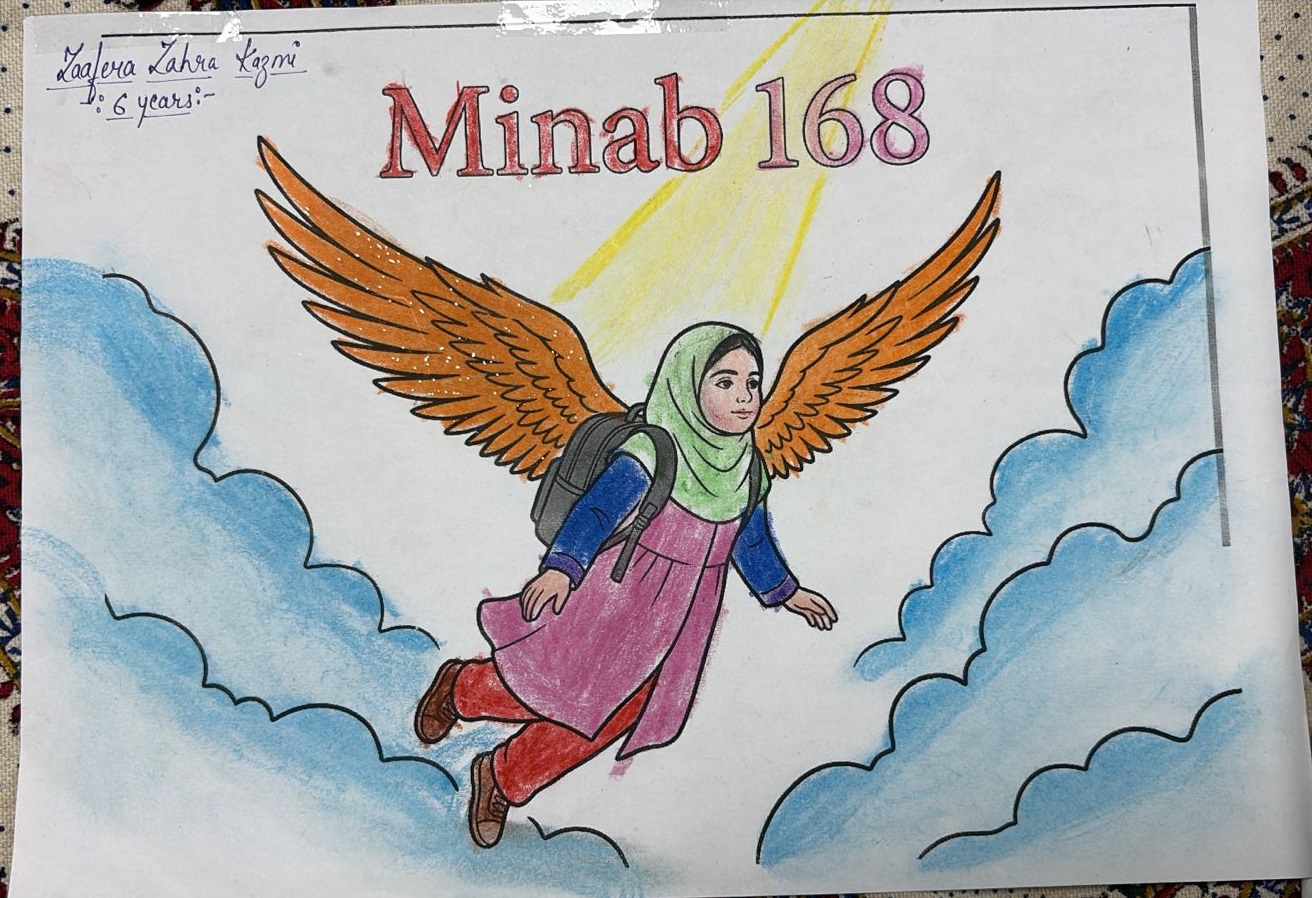 Indian Schoolchildren Express Solidarity with Minab Victims Through Art Exhibition in Mumbai