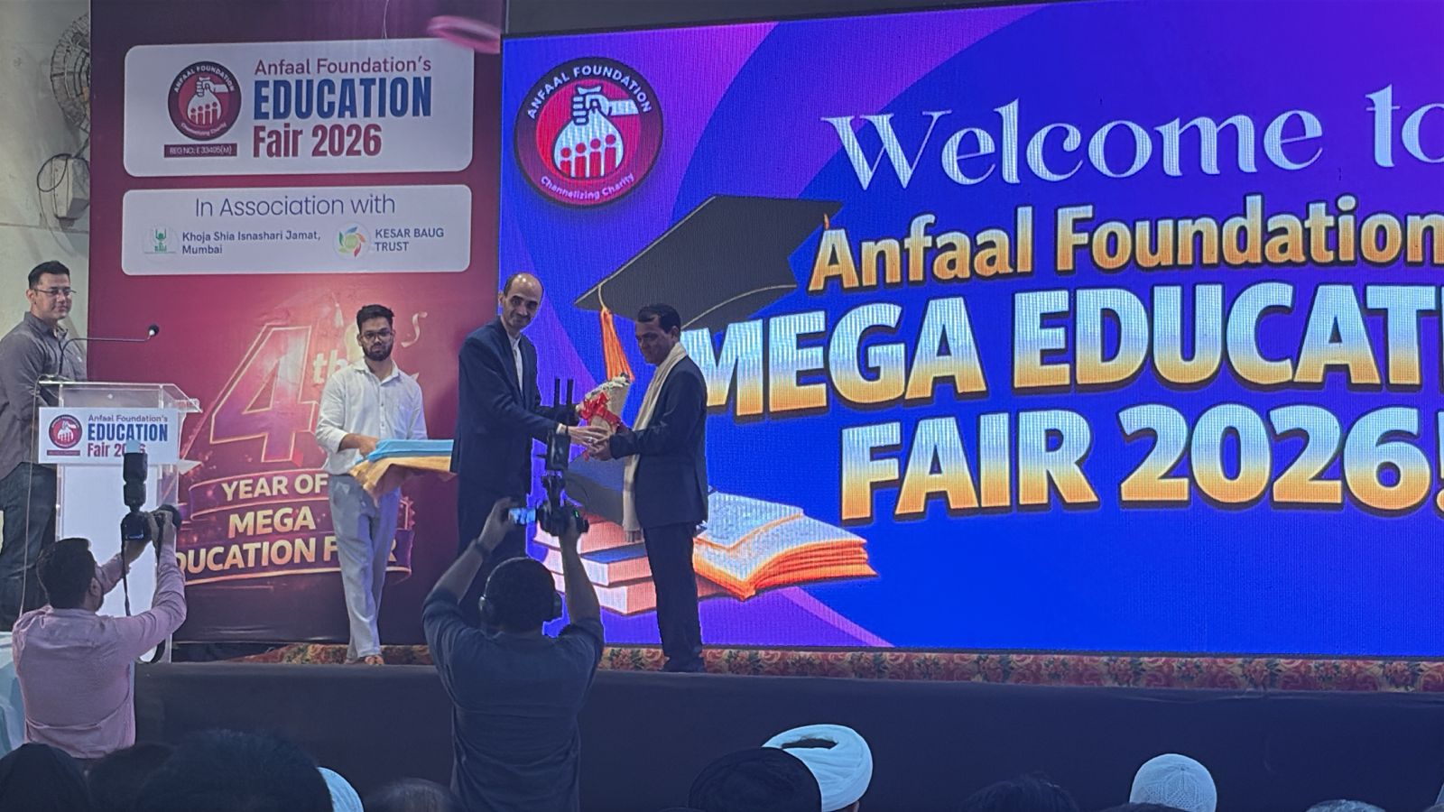 Mega Education Fair 2026 Organized by Anfaal Foundation in Mumbai with Tribute to the Martyrs of Minab School