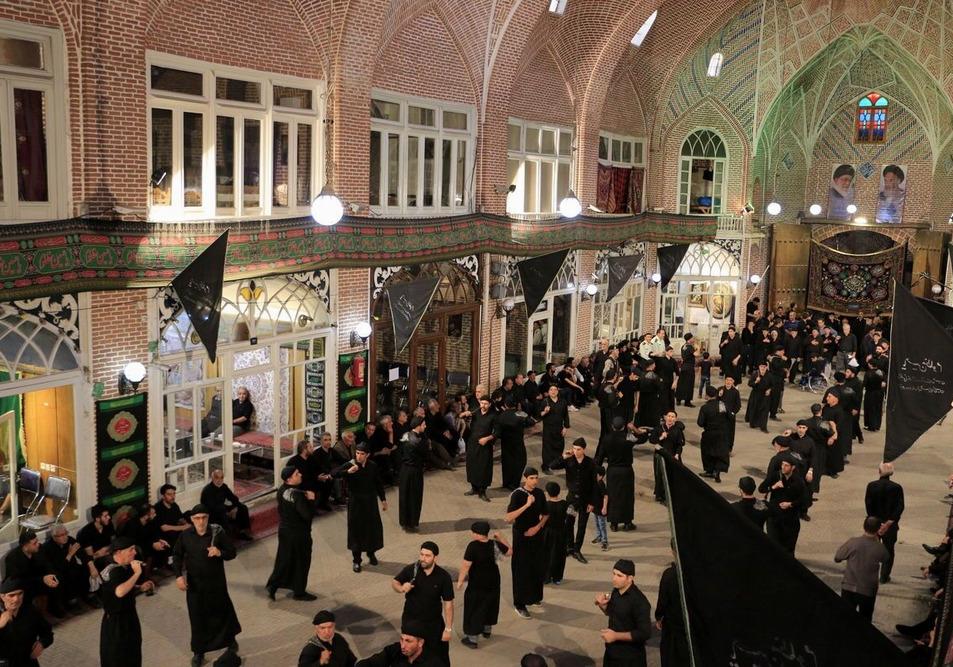  Timcheh Mozaffarieh, Tabriz، Symbol of Muharram Mourning in Tabriz