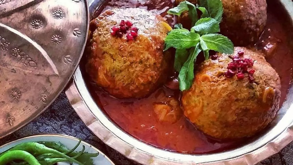 Peach Kofta, A Traditional Shirazi Cuisine