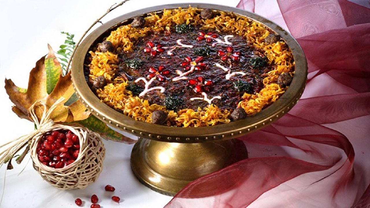 Pomegranate Aush, A Yalda Night Delicacy