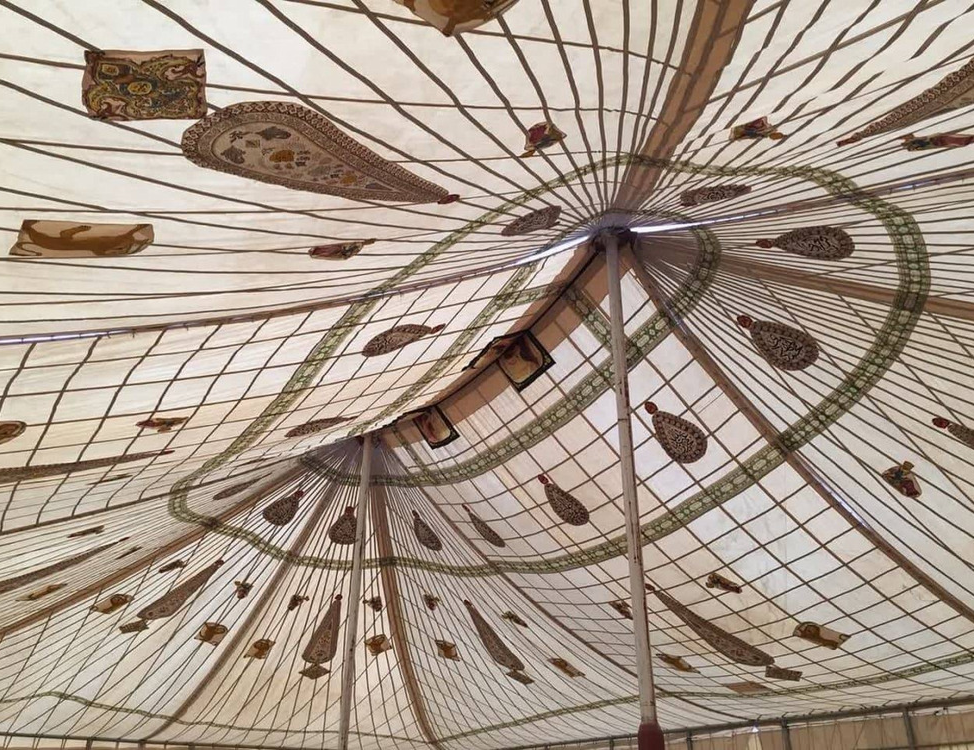 Poosh Douzi (Canopy Making) Art of Yazd